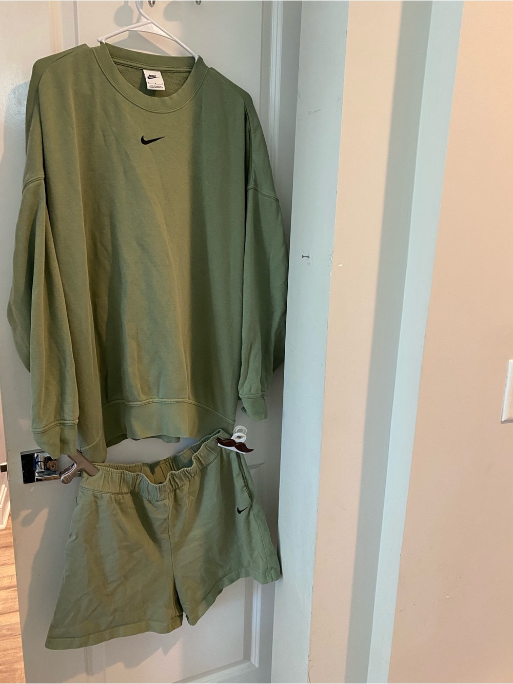 Nike Kids Olive Green Athletic Shorts
